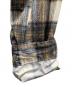 中古・古着 DAIRIKU (ダイリク) Check Nylon Anorak Parka 23AW チェックナイロンアノラックパーカー ホワイト×ブラウン サイズ:M：19000円