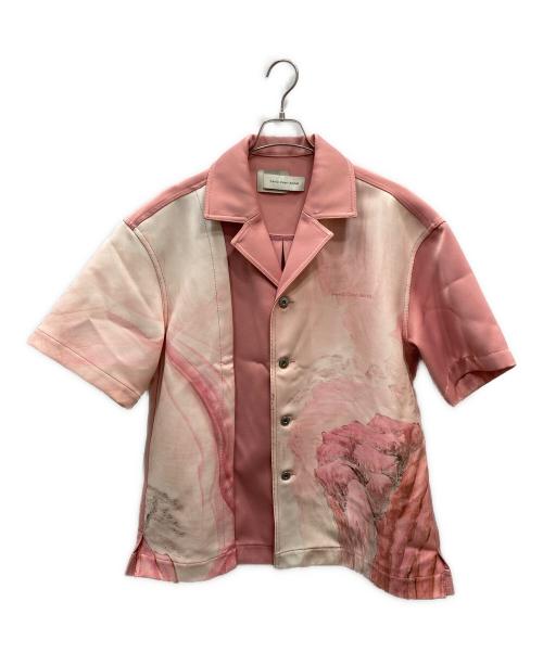 FenG CHen WANG（フェンチェンワン）FenG CHen WANG (フェンチェンワン) デザイン半袖シャツ ピンク サイズ:Ｓの古着・服飾アイテム