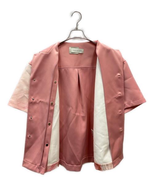 FenG CHen WANG（フェンチェンワン）FenG CHen WANG (フェンチェンワン) デザイン半袖シャツ ピンク サイズ:Ｓの古着・服飾アイテム