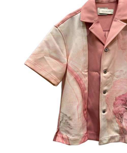 FenG CHen WANG（フェンチェンワン）FenG CHen WANG (フェンチェンワン) デザイン半袖シャツ ピンク サイズ:Ｓの古着・服飾アイテム