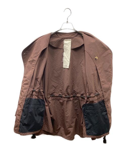 Omar Afridi（オマールアフリディ）Omar Afridi (オマールアフリディ) 19AW WRAP OVER SHIRT ラップオーバーシャツ ブラウン サイズ:Lの古着・服飾アイテム