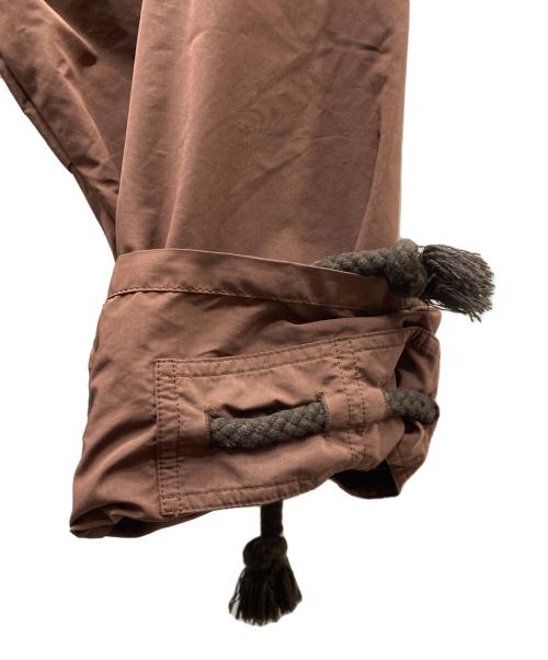 Omar Afridi（オマールアフリディ）Omar Afridi (オマールアフリディ) 19AW WRAP OVER SHIRT ラップオーバーシャツ ブラウン サイズ:Lの古着・服飾アイテム