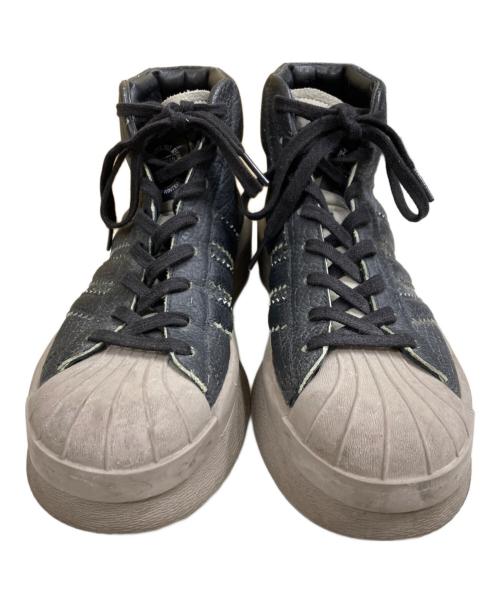 adidas（アディダス）adidas (アディダス) RICK OWENS (リックオウエンス) RO MASTODON PRO MODEL ハイカットスニーカー ブラック サイズ:25.5cmの古着・服飾アイテム