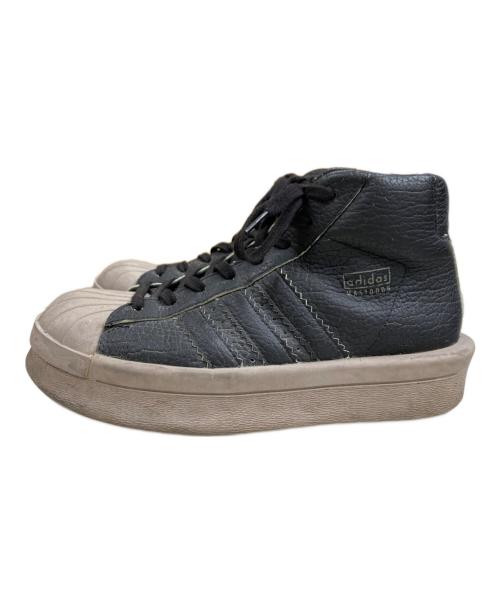 adidas（アディダス）adidas (アディダス) RICK OWENS (リックオウエンス) RO MASTODON PRO MODEL ハイカットスニーカー ブラック サイズ:25.5cmの古着・服飾アイテム