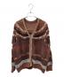 Mame Kurogouchi（マメクロゴウチ）の古着「23SS デザインカーディガン」｜ブラウン