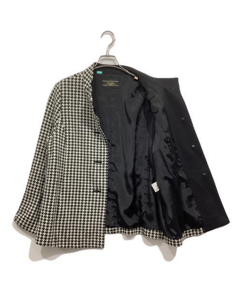 Leilian（レリアン）Leilian (レリアン) ノーカラージャケット ブラック サイズ:13＋の古着・服飾アイテム