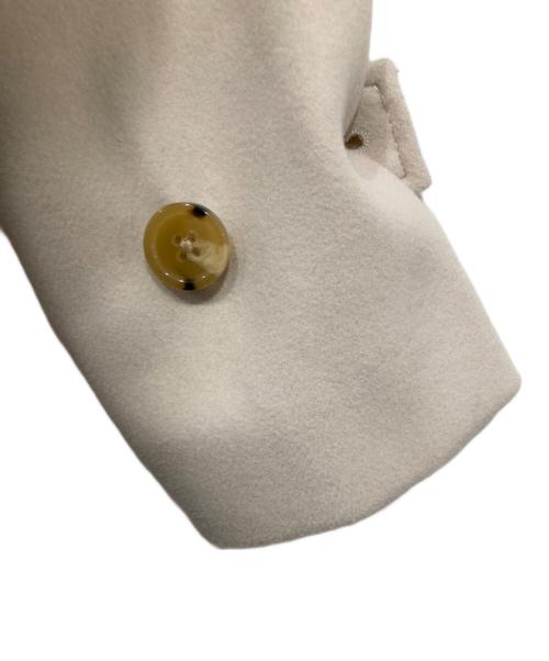 ENDER PRODUCTS（アンダープロダクツ）ENDER PRODUCTS (アンダープロダクツ) ビーバーメルトン オーバーサイズ ロングステンカラーコート アイボリー サイズ:Mの古着・服飾アイテム