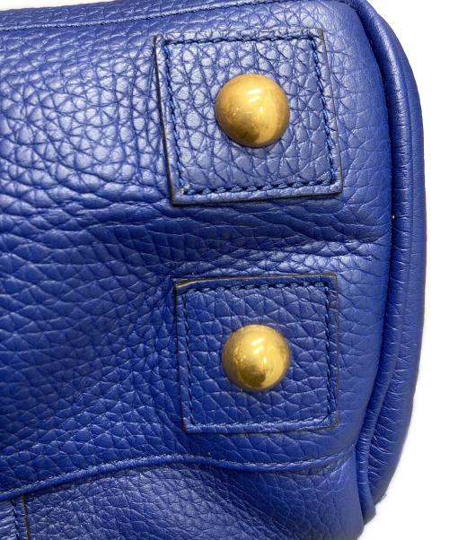 MULBERRY（マルベリー）MULBERRY (マルベリー) ベイズウォーターグレインレザートートバッグ ブルーの古着・服飾アイテム