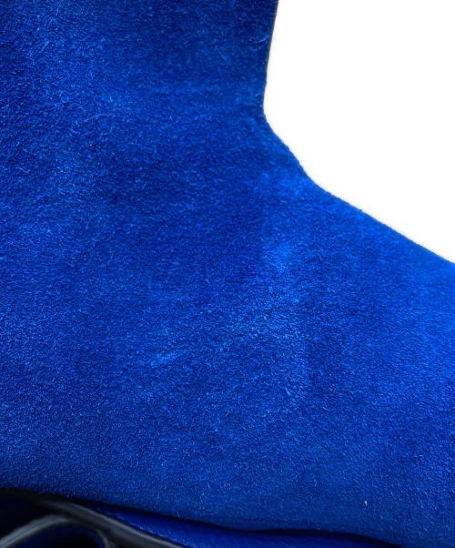 MULBERRY（マルベリー）MULBERRY (マルベリー) ベイズウォーターグレインレザートートバッグ ブルーの古着・服飾アイテム