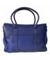 MULBERRY (マルベリー) ベイズウォーターグレインレザートートバッグ ブルー：40000円