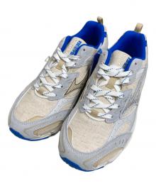 MIZUNO×WIND AND SEA（ミズノ×ウィンダンシー）の古着「MXR "Beige/Grey/Blue" ローカットコラボスニーカー」｜アイボリー