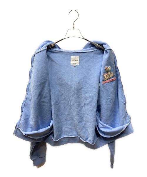 VAULTROOM（ボルトルーム）vaultroom (ボルトルーム) VAGE CAT ZIP HOODIE ジップパーカー ブルー サイズ:L 未使用品の古着・服飾アイテム