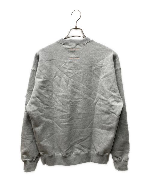 VAULTROOM（ボルトルーム）vaultroom (ボルトルーム) LOGO CREWNECK SWEAT ロゴスウェット グレー サイズ:Mの古着・服飾アイテム