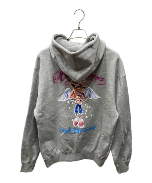VAULTROOM（ボルトルーム）vaultroom (ボルトルーム) Crash Bandicoot ANGEL HOODIE プルオーバーパーカー グレー サイズ:Lの古着・服飾アイテム