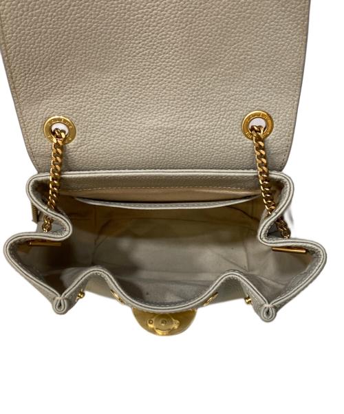 POLENE（ポレーヌ）POLENE (ポレーヌ) チェーンショルダーバッグ グレージュの古着・服飾アイテム