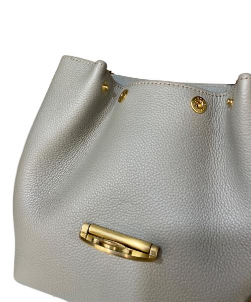 POLENE（ポレーヌ）POLENE (ポレーヌ) チェーンショルダーバッグ グレージュの古着・服飾アイテム