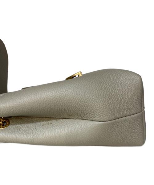 POLENE（ポレーヌ）POLENE (ポレーヌ) チェーンショルダーバッグ グレージュの古着・服飾アイテム