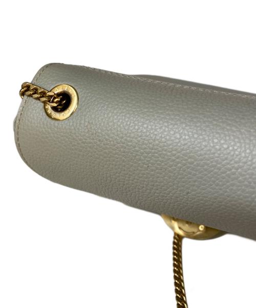 POLENE（ポレーヌ）POLENE (ポレーヌ) チェーンショルダーバッグ グレージュの古着・服飾アイテム