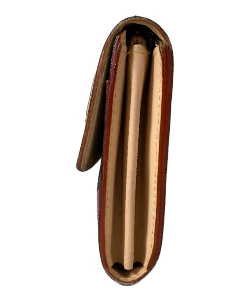 LOUIS VUITTON（ルイ ヴィトン）LOUIS VUITTON (ルイ ヴィトン) モノグラム・マルチカラー ポルトフォイユ サラ 長財布 ブラック×ベージュの古着・服飾アイテム