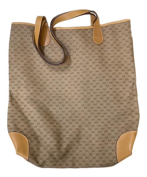 GUCCI（グッチ）GUCCI (グッチ) GGスプリーム シェリーライン トートバッグ ベージュの古着・服飾アイテム