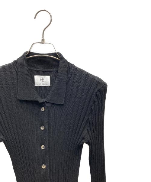 ANINE BING（アニン ビン）ANINE BING (アニン ビン) joslyn dress リブニットワンピース ブラック サイズ:SIZE 9の古着・服飾アイテム