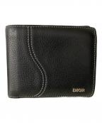 DIOR HOMMEディオール オム）の古着「Saddle サドル 2つ折り財布」｜ブラック