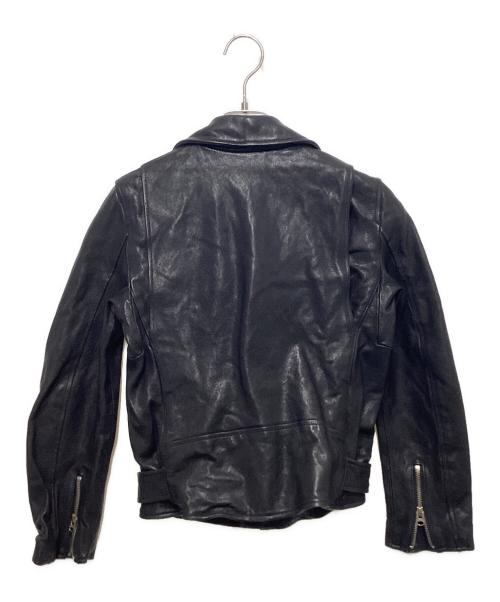 beautiful people（ビューティフルピープル）beautiful people (ビューティフルピープル) シュリンクレザーライダースジャケット ブラック サイズ:150の古着・服飾アイテム
