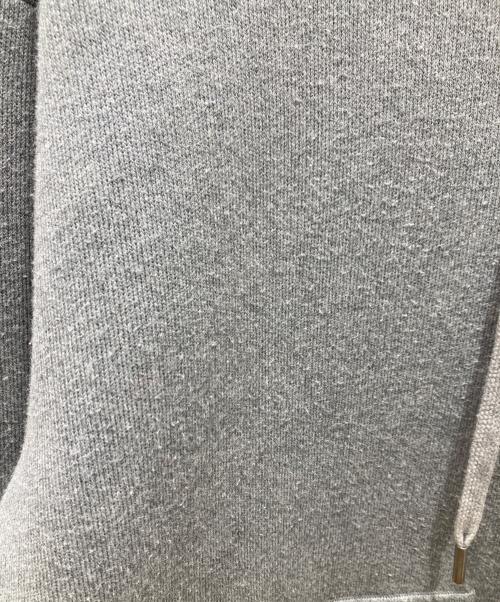 CABAN（キャバン）CABAN (キャバン) コットンカシミヤ ジップパーカ グレー サイズ:Mの古着・服飾アイテム