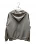 CULLNI (クルニ) STUDIOUS (ステュディオス) Zip Up Hoodie With Washable Leather Pocket ジップパーカー グレー サイズ:1：15000円