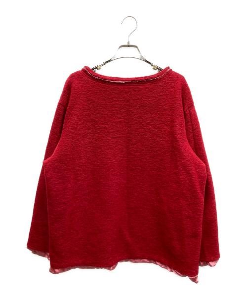 styling/ YOSHIMI NAGAO（スタイリング / ヨシミナガノ）styling/ YOSHIMI NAGAO (スタイリング / ヨシミナガノ) Vネック トップス レッド サイズ:FREEの古着・服飾アイテム