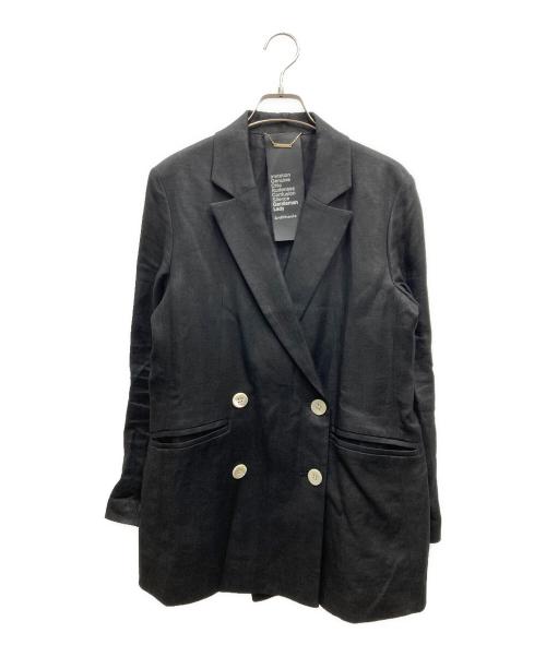 CHAOS（カオス）Chaos (カオス) リネンダブルジャケット ブラック サイズ:FREEの古着・服飾アイテム
