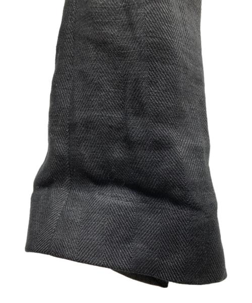 CHAOS（カオス）Chaos (カオス) リネンダブルジャケット ブラック サイズ:FREEの古着・服飾アイテム