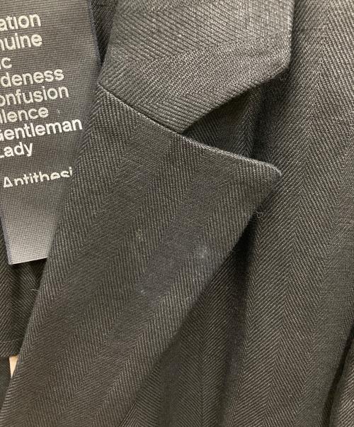 CHAOS（カオス）Chaos (カオス) リネンダブルジャケット ブラック サイズ:FREEの古着・服飾アイテム