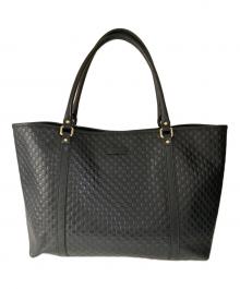 GUCCI（グッチ）の古着「マイクロ グッチシマ トートバッグ」｜ブラック