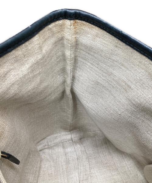 GUCCI（グッチ）GUCCI (グッチ) マイクロ グッチシマ トートバッグ ブラックの古着・服飾アイテム