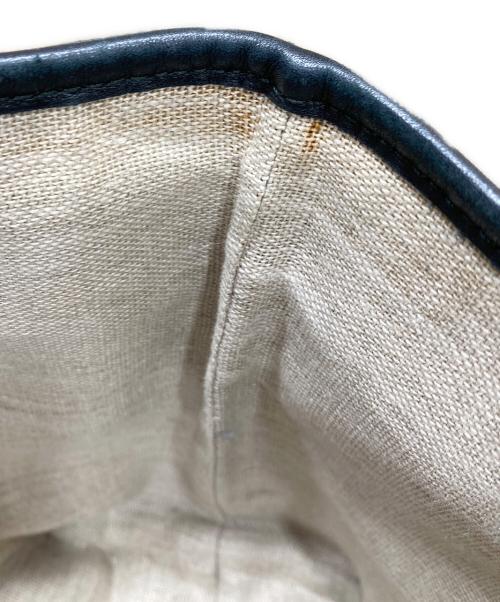 GUCCI（グッチ）GUCCI (グッチ) マイクロ グッチシマ トートバッグ ブラックの古着・服飾アイテム