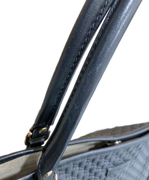 GUCCI（グッチ）GUCCI (グッチ) マイクロ グッチシマ トートバッグ ブラックの古着・服飾アイテム