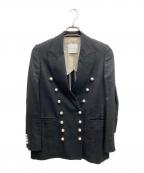 CINOHチノ）の古着「パールボタンテーラードジャケット」｜ブラック