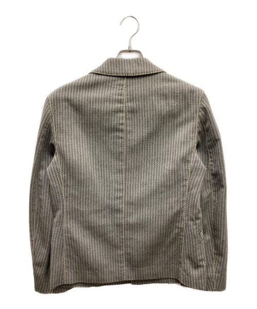 COMME des GARCONS HOMME PLUS（コムデギャルソンオムプリュス）COMME des GARCONS HOMME PLUS (コムデギャルソンオムプリュス) テーラードジャケット グレー サイズ:Mの古着・服飾アイテム