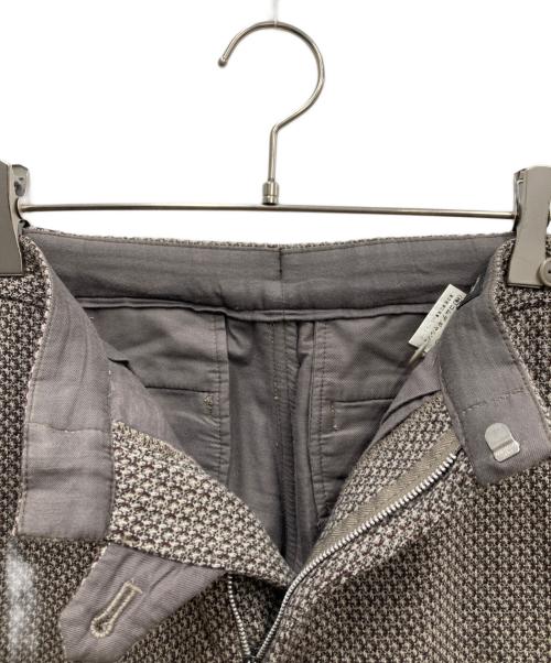 COMME des GARCONS HOMME PLUS（コムデギャルソンオムプリュス）COMME des GARCONS HOMME PLUS (コムデギャルソンオムプリュス) ウールデザインパンツ グレー サイズ:Sの古着・服飾アイテム