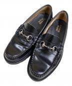 G.H.BASSジーエイチバス）の古着「Easy Weejuns Lincoln Penny Loafers ローファー」｜ブラック