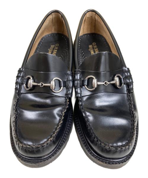 G.H.BASS（ジーエイチバス）G.H.BASS (ジーエイチバス) Easy Weejuns Lincoln Penny Loafers ローファー ブラック サイズ:41の古着・服飾アイテム