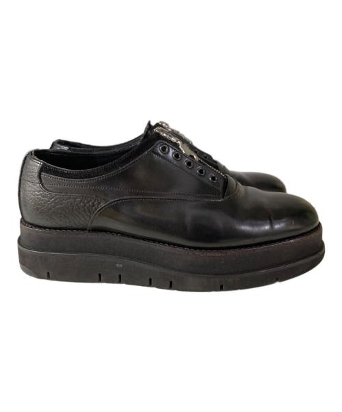 foot the coacher（フットザコーチャー）foot the coacher (フットザコーチャー) GLOXI ZIP SHOES レザーシューズ ブラック サイズ:7の古着・服飾アイテム