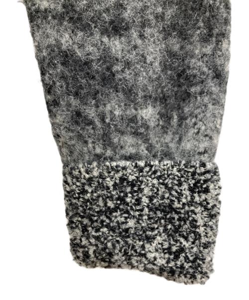 AURALEE（オーラリー）AURALEE (オーラリー) 20AW WOOL ALPACA FELT KNIT CARDIGANアルパカ混ニットカーディガン グレー サイズ:4の古着・服飾アイテム