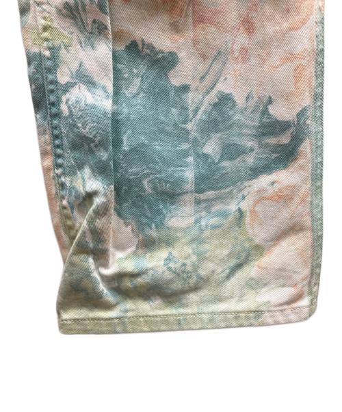 ECKHAUS LATTA（エクハウスラッタ）Eckhaus Latta (エクハウスラッタ) Wide Leg Jean デニムパンツ グリーン サイズ:30の古着・服飾アイテム