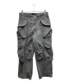 entire studiosエンタイアスタジオ）の古着「Freight cargo IRON カーゴパンツ」｜グレー