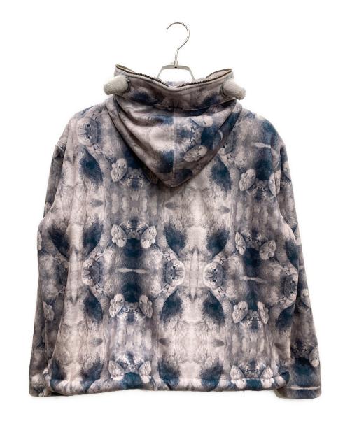 Dinoworks（ディノワークス）DINOWORKS (ディノワークス) ジップパーカー ピンク×ブルー サイズ:Freeの古着・服飾アイテム