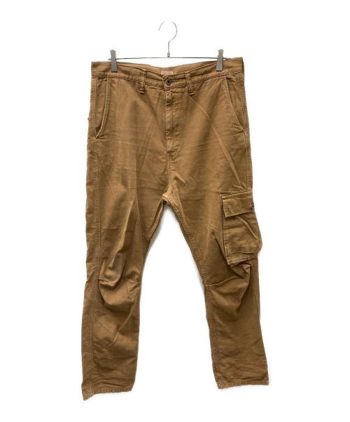 KAPITAL（キャピタル）KAPITAL (キャピタル) 薄キャンバス リンゴマンカーゴパンツ ブラウン サイズ:XLの古着・服飾アイテム