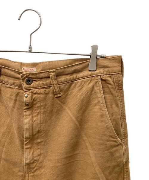 KAPITAL（キャピタル）KAPITAL (キャピタル) 薄キャンバス リンゴマンカーゴパンツ ブラウン サイズ:XLの古着・服飾アイテム