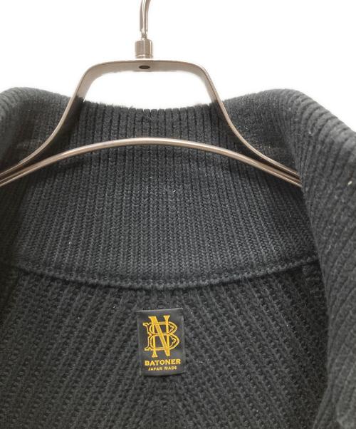 BATONER（バトナ―）BATONER (バトナ―) ドライバーズニット ブラック サイズ:SIZE 2の古着・服飾アイテム